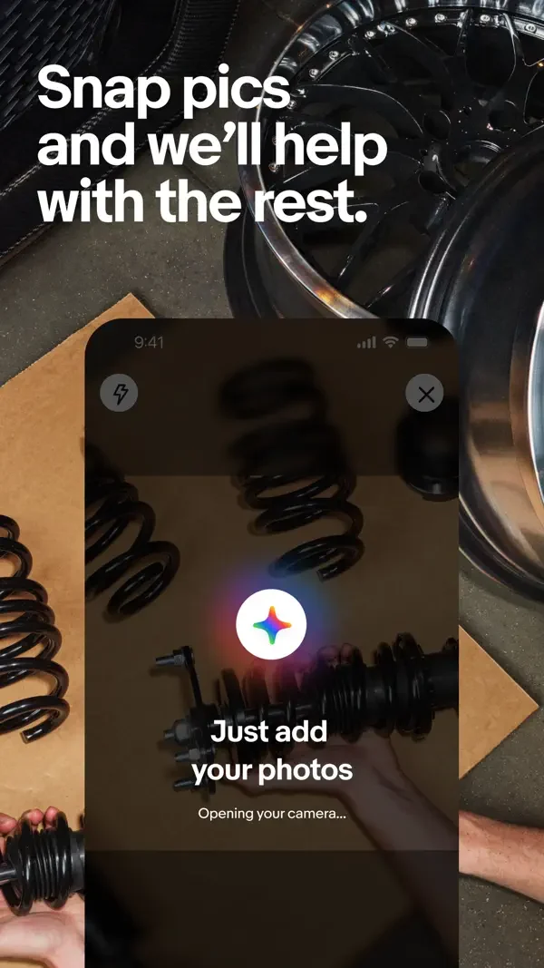 Photo-based listing prompt