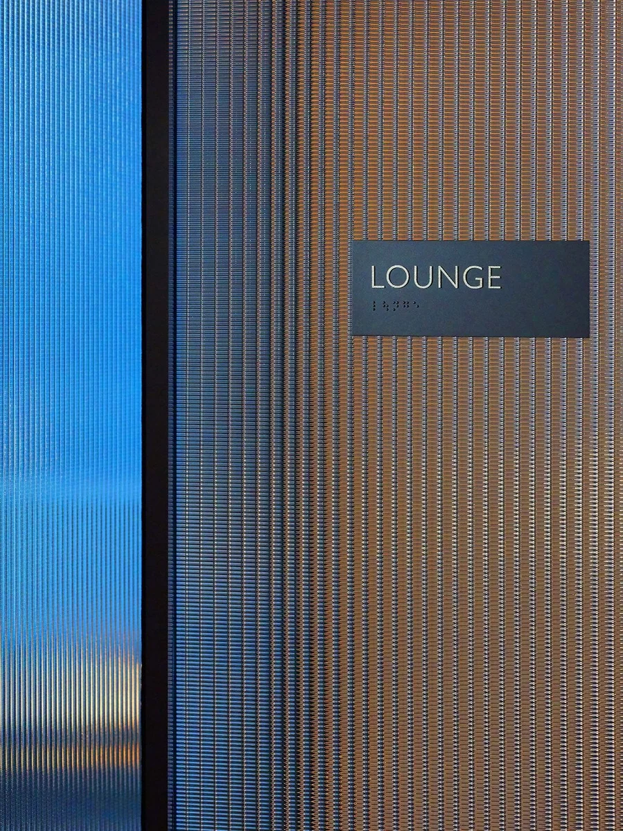 Lounge signage