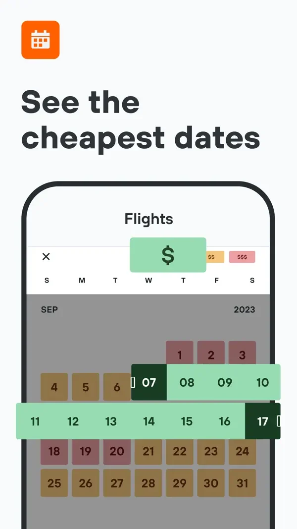 Date price comparison