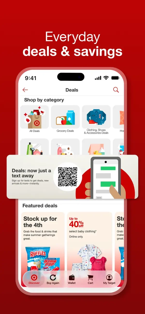 Target — Deals browsing