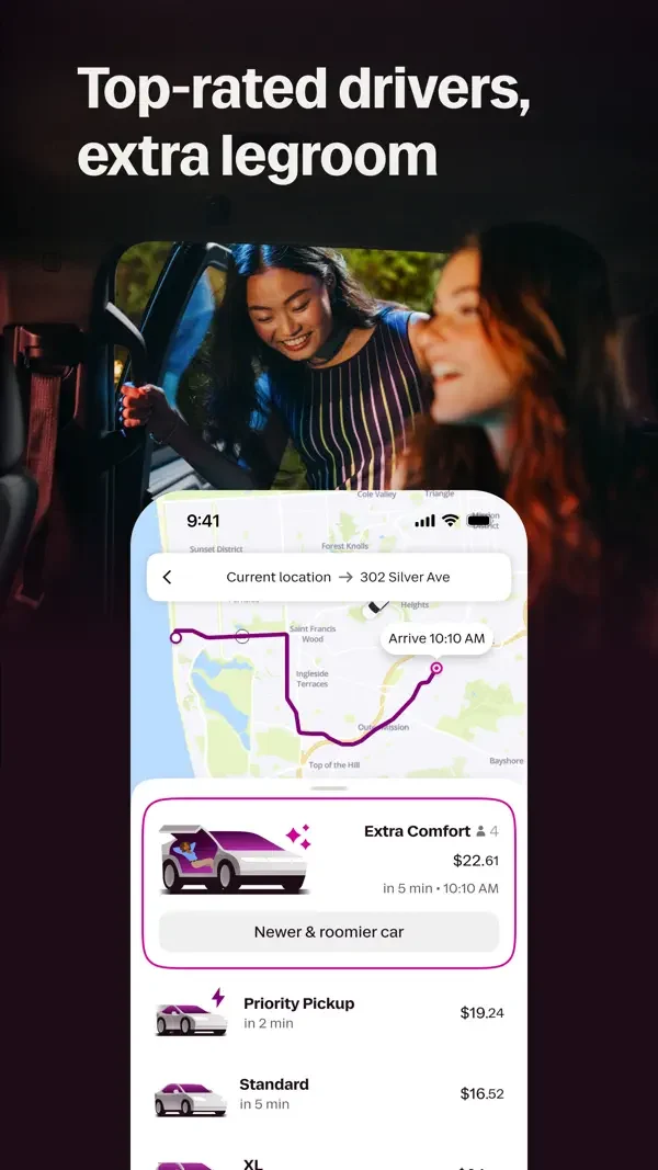 Expanded ride choices