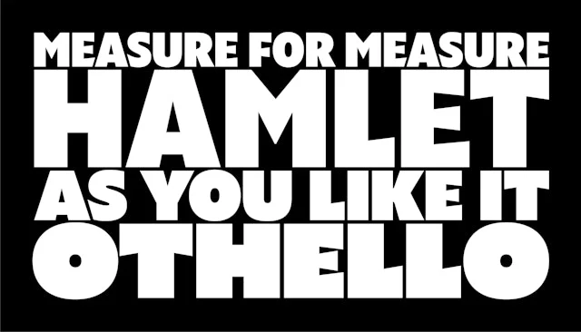 Title typography