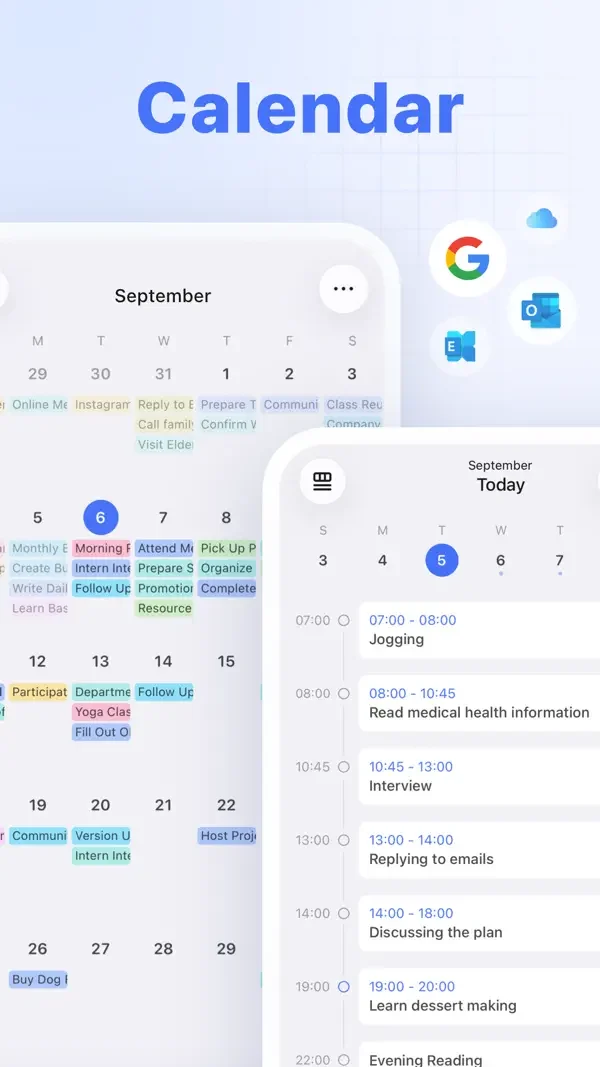 Calendar views