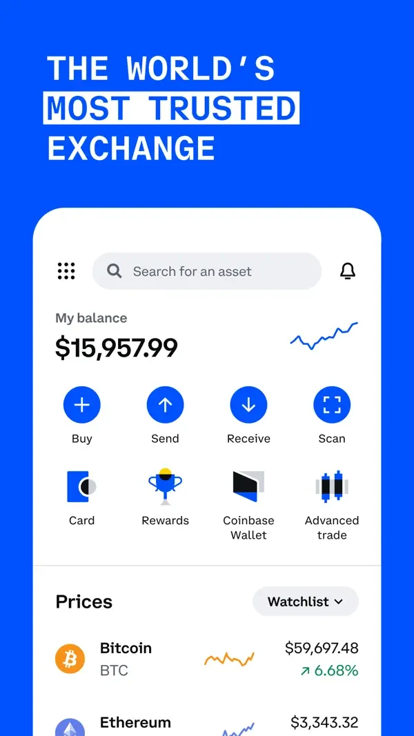 Account dashboard
