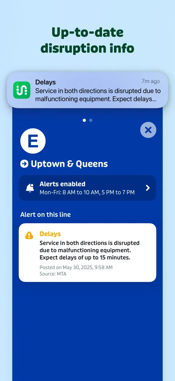Service disruption