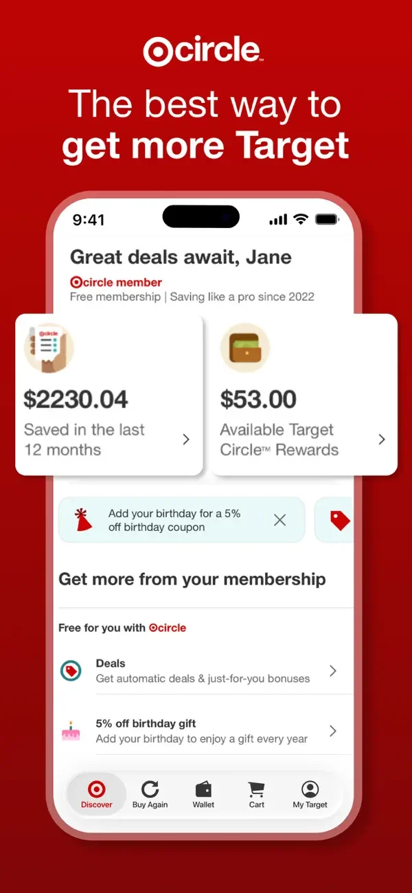 Target — Membership overview