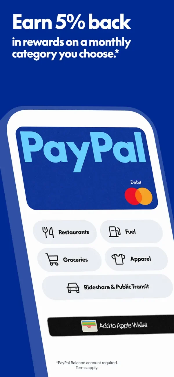 Card and reward categories
