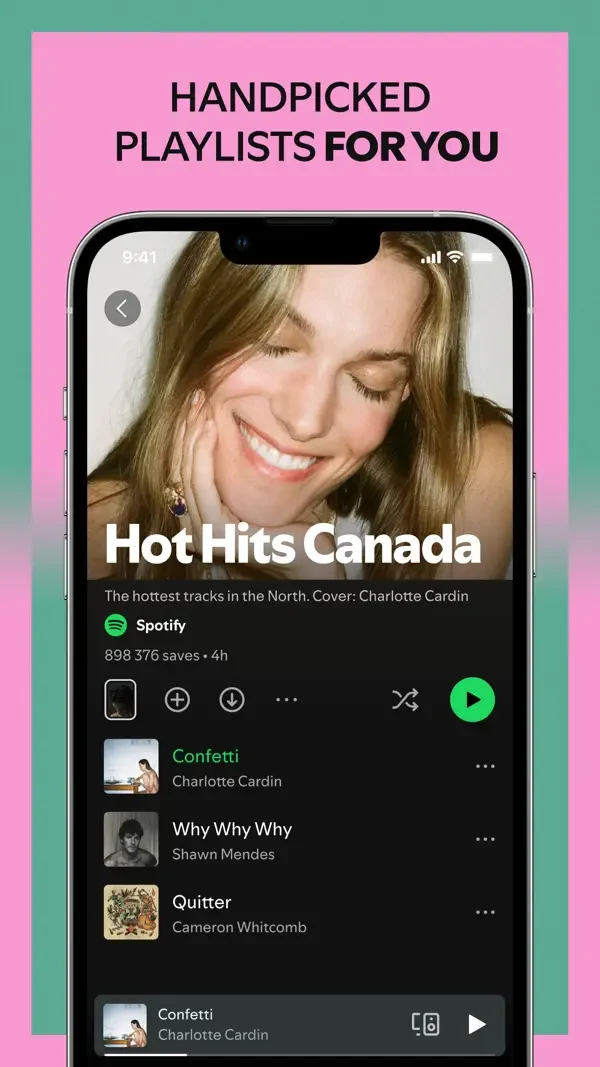Spotify — Playlist detail