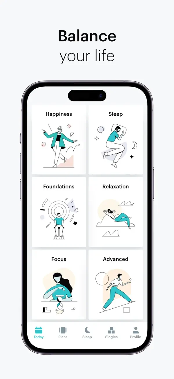Meditation plan grid