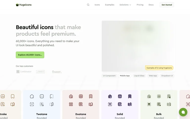 Hugeicons preview