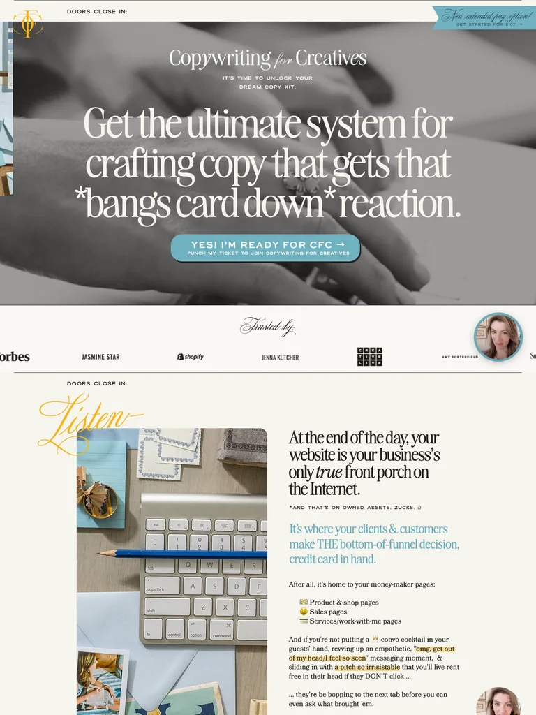 Ashlyn Writes — Copywriting for Creatives