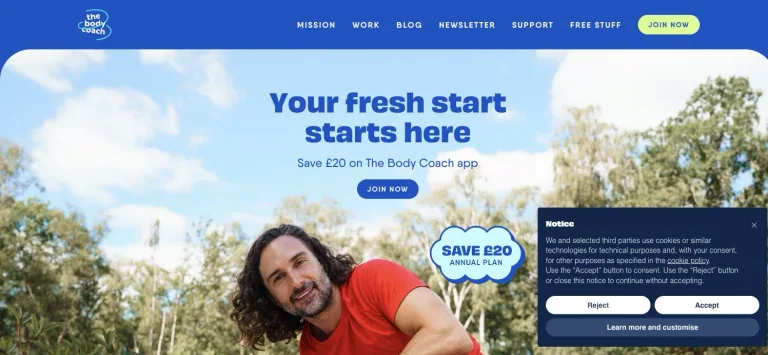 Joe Wicks — The Body Coach preview