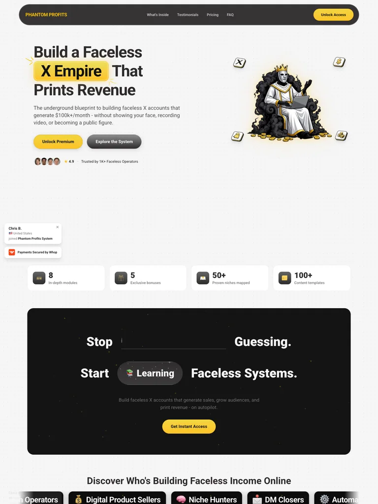 Phantom Profits — X Creator System