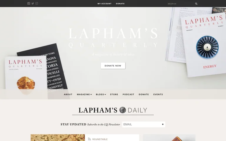 Laphams Quarterly preview