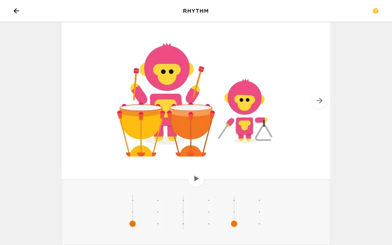 Chrome Music Lab — Rhythm preview
