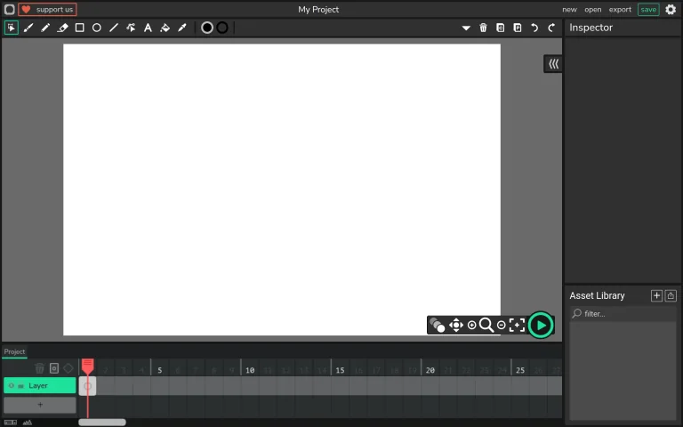 Wick Editor — Animation workspace preview