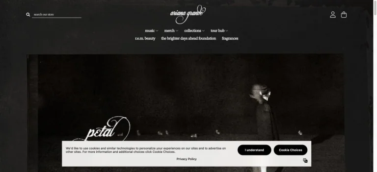 Ariana Grande — Official store preview