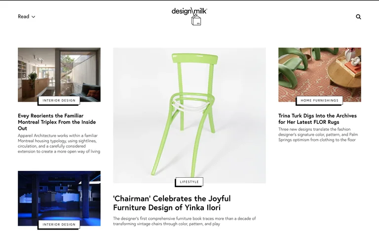 Design Milk preview