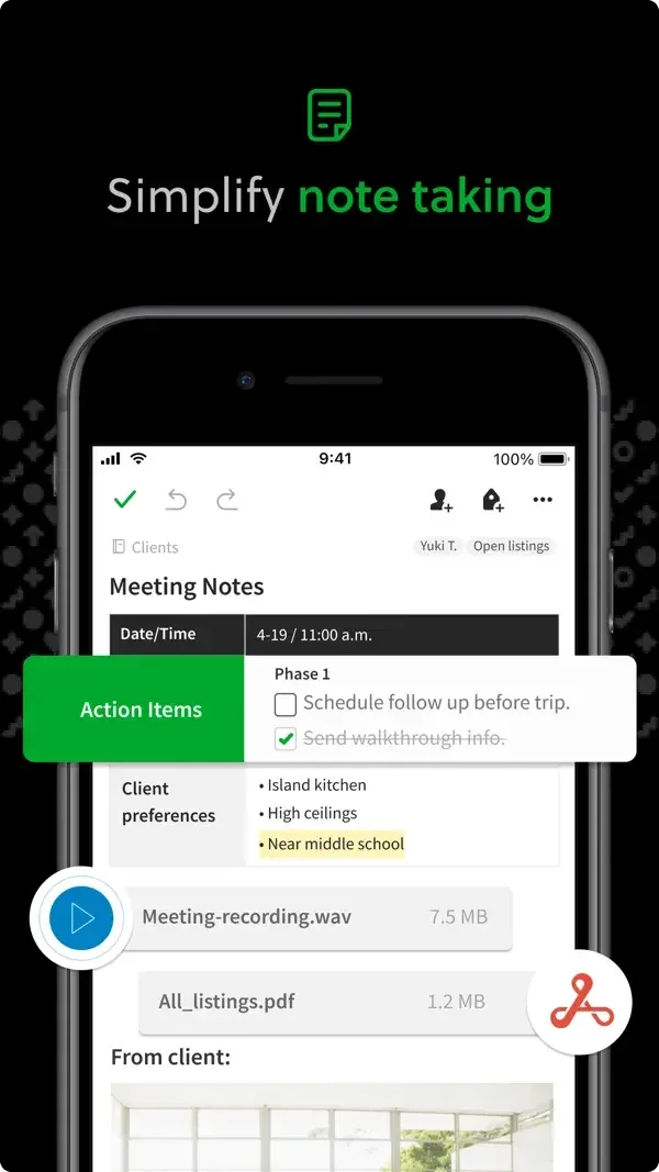 Evernote preview