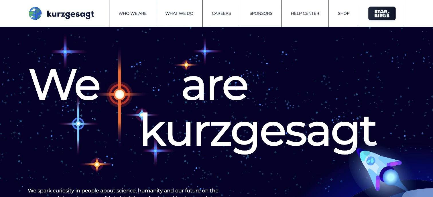 Kurzgesagt — Philipp Dettmer — captured interface