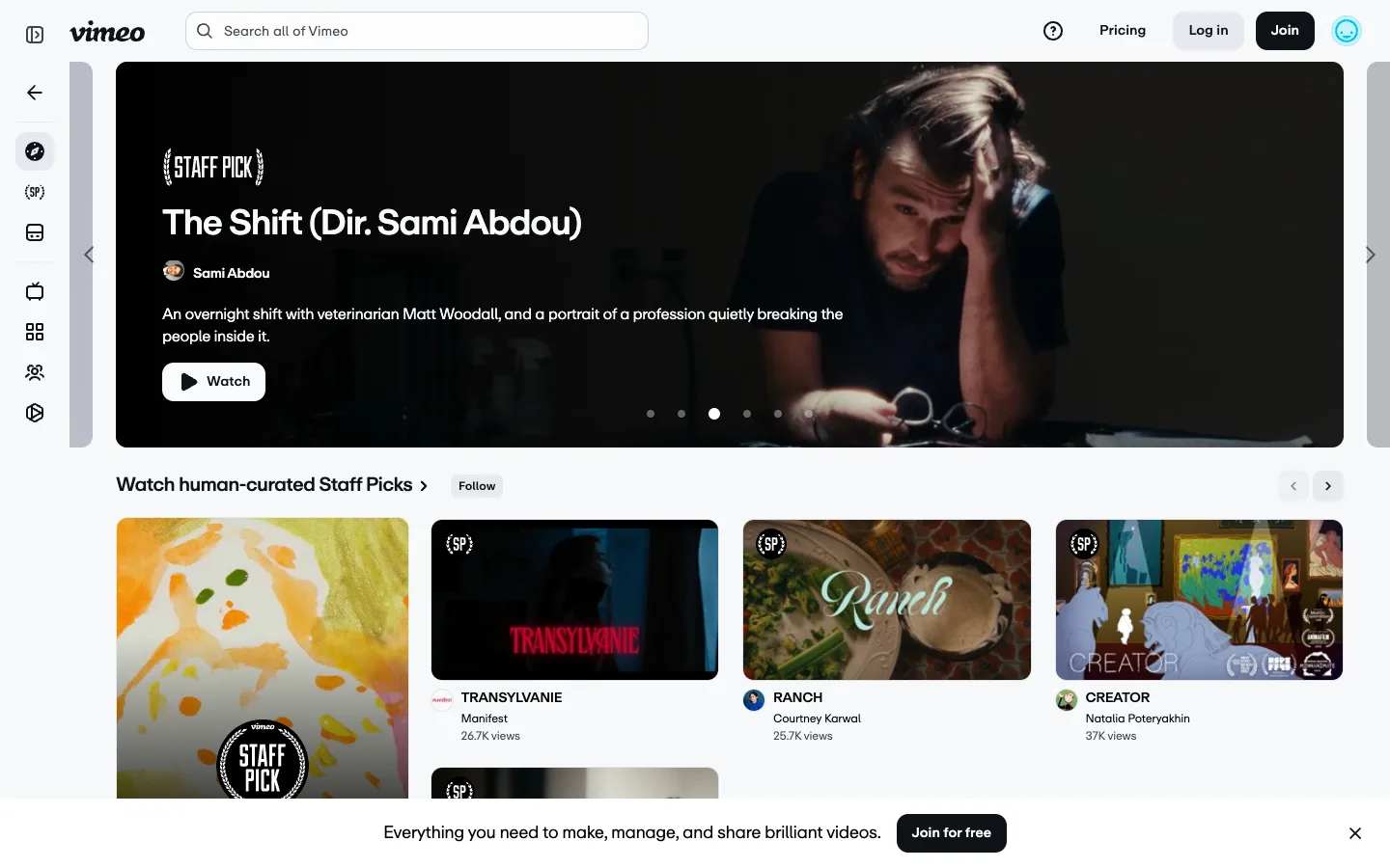 Vimeo — Watch — captured interface