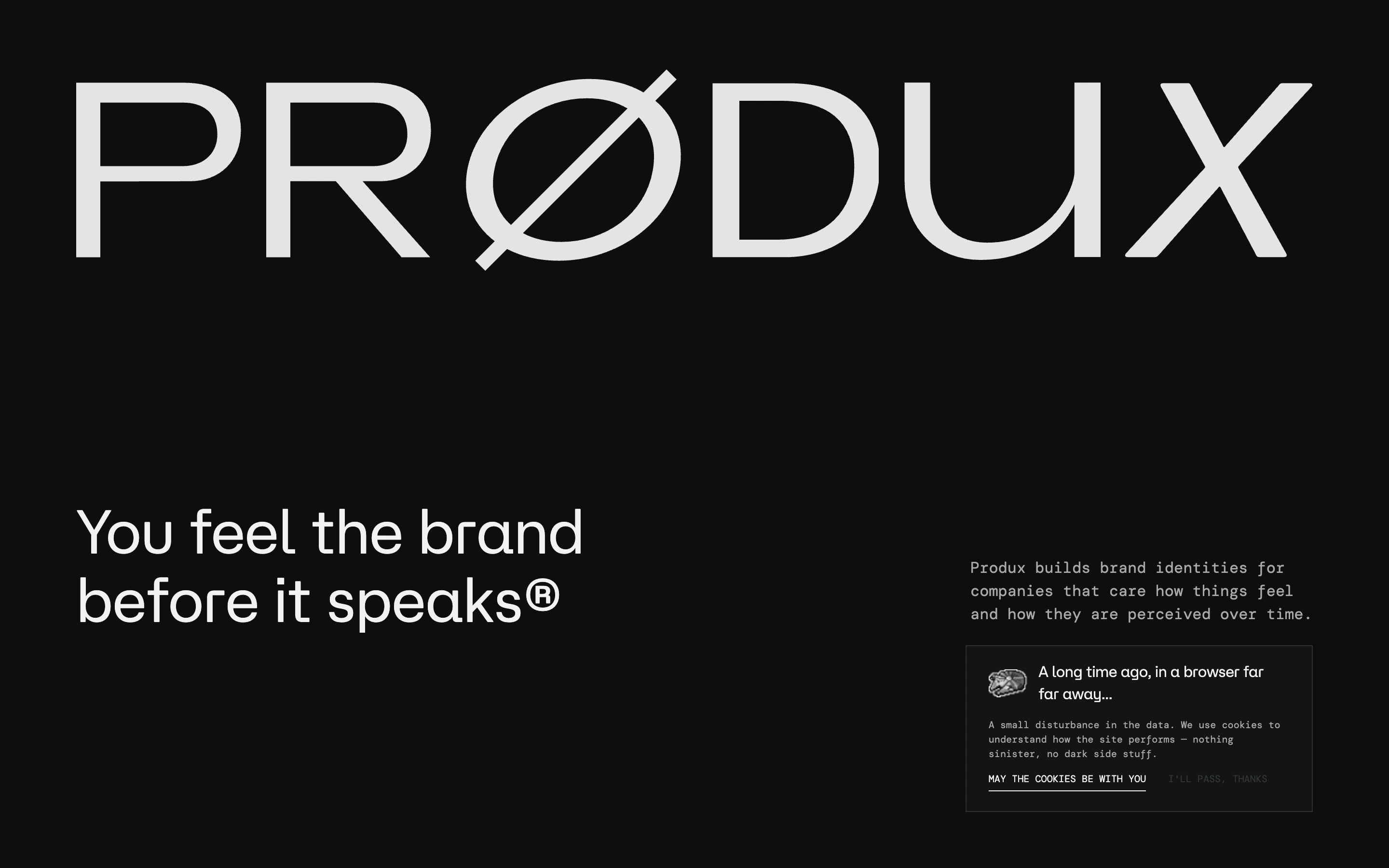 Produx Design — captured interface