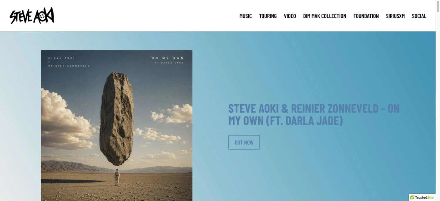 Steve Aoki — captured interface