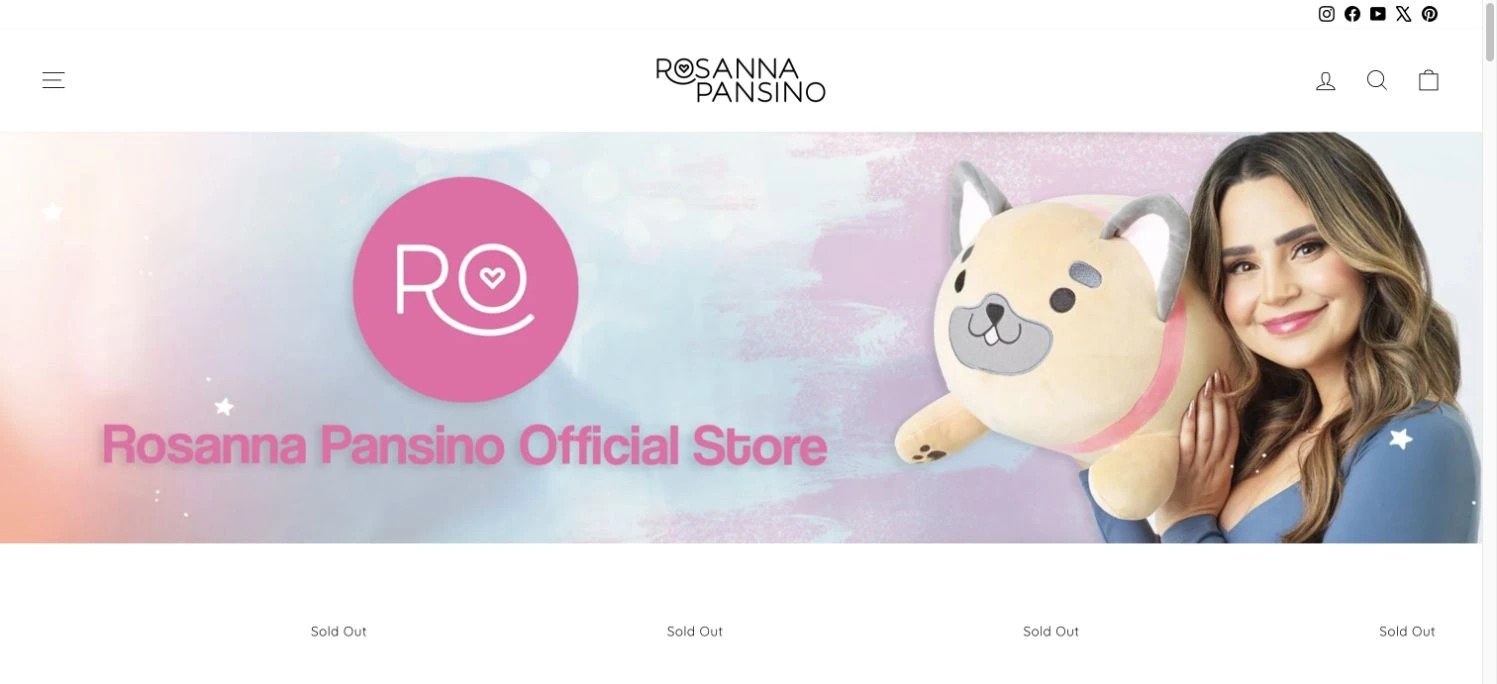 Rosanna Pansino — captured interface