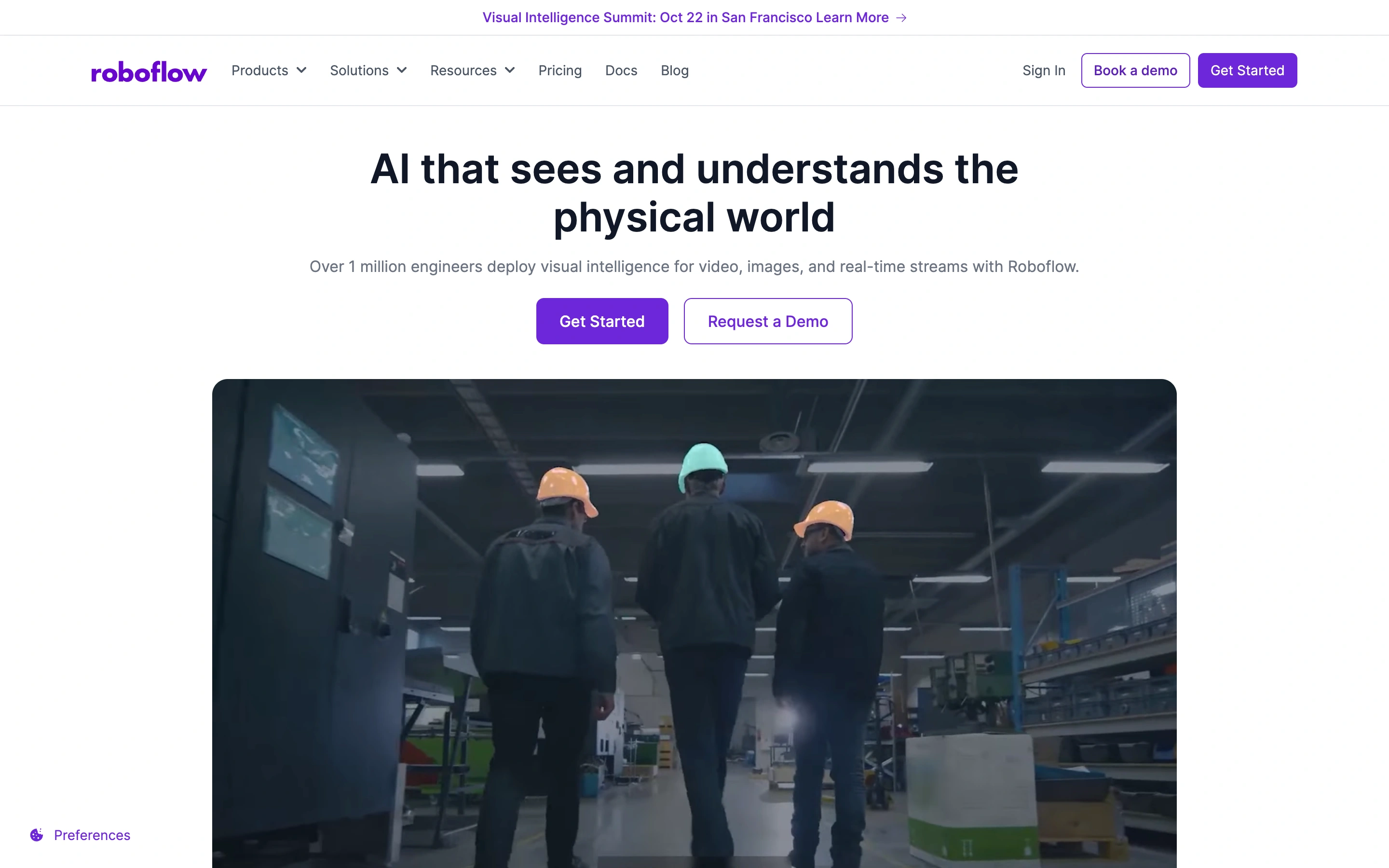 Roboflow — captured interface