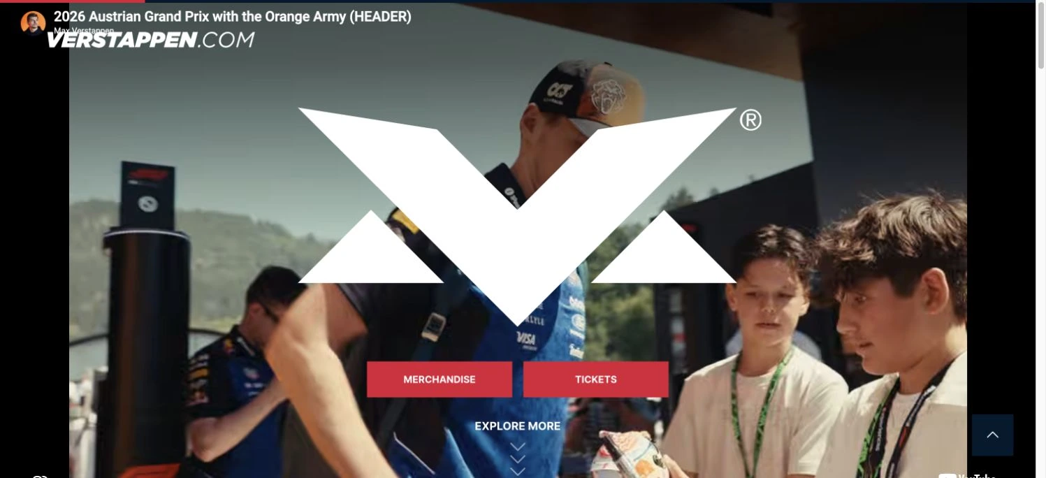 Max Verstappen — captured interface