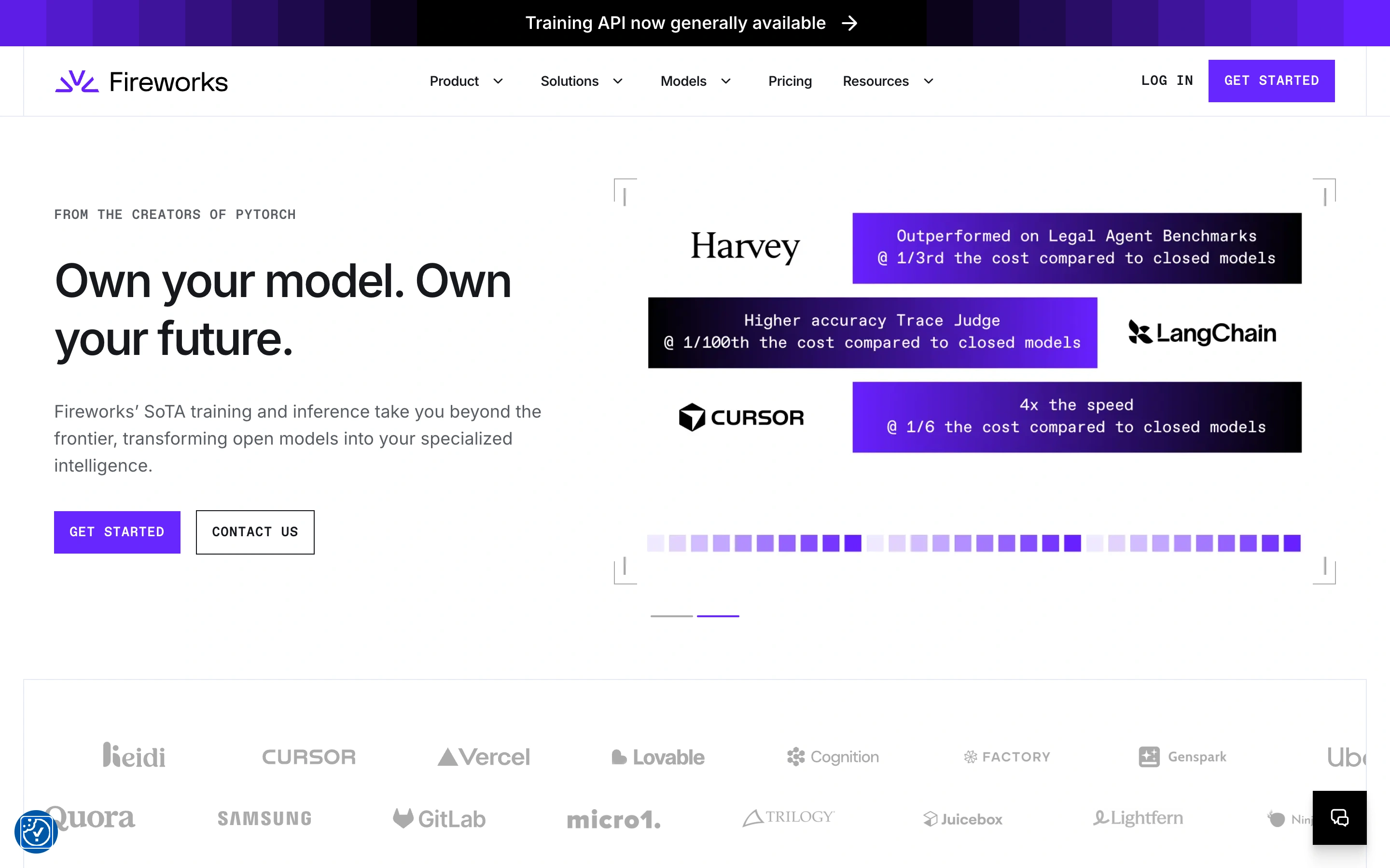Fireworks AI — captured interface