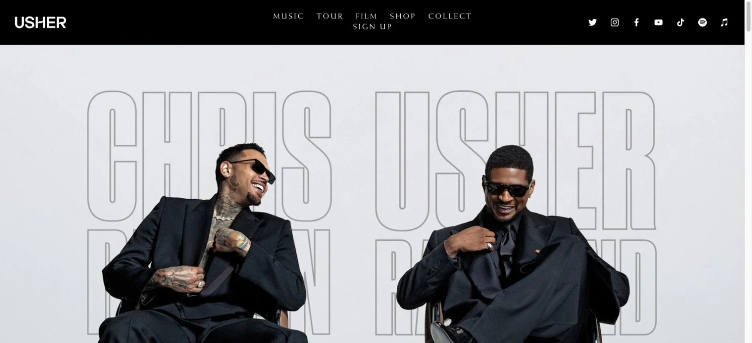 Usher — captured interface