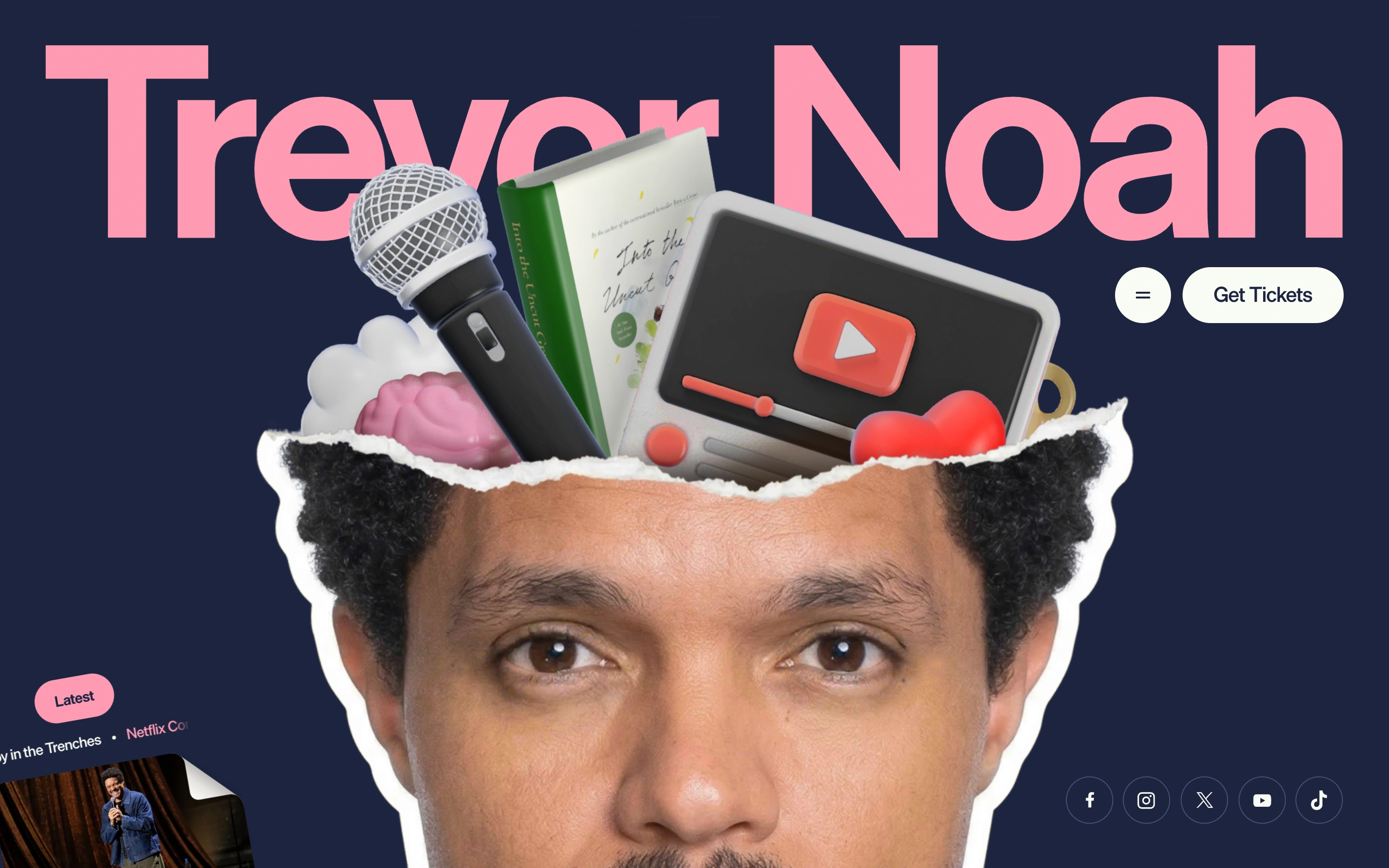 Trevor Noah — captured interface