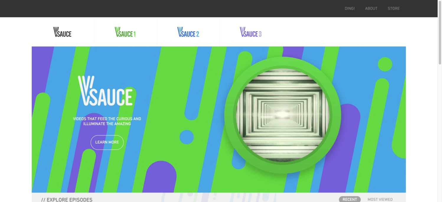 Michael Stevens — Vsauce — captured interface