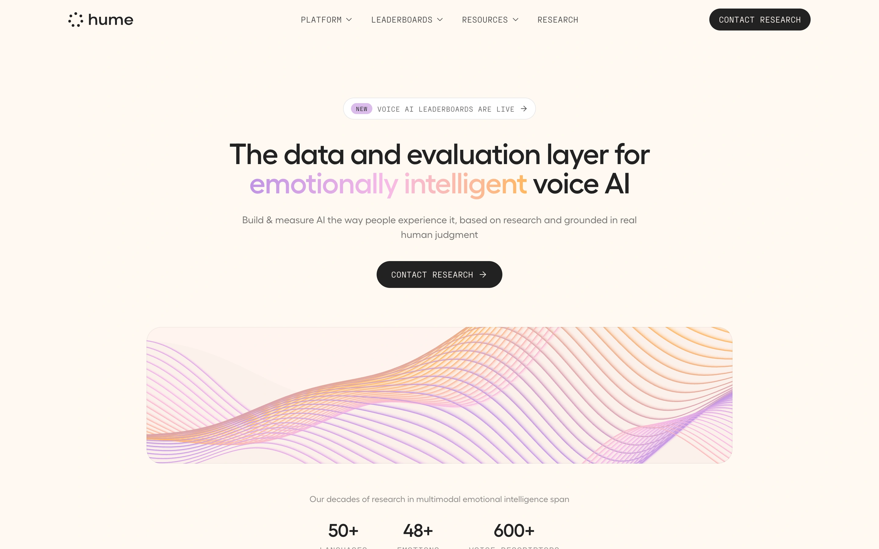 Hume AI — captured interface