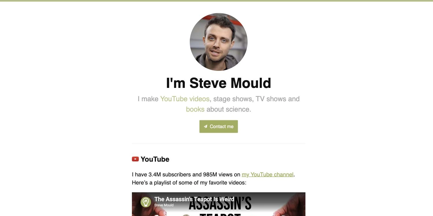 Steve Mould — captured interface