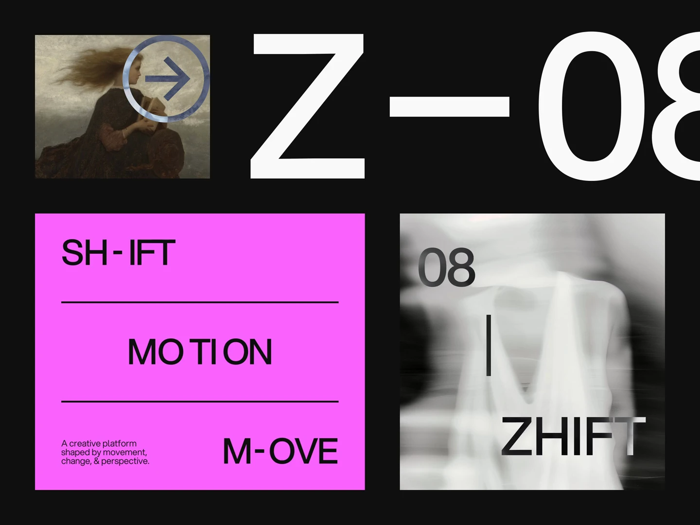 ZHIFT - Experimental Creative Culture Visual Identity preview