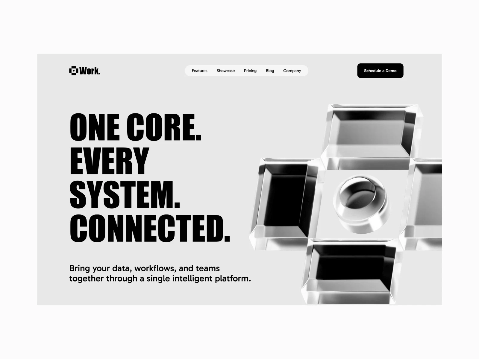 3D Landing Page