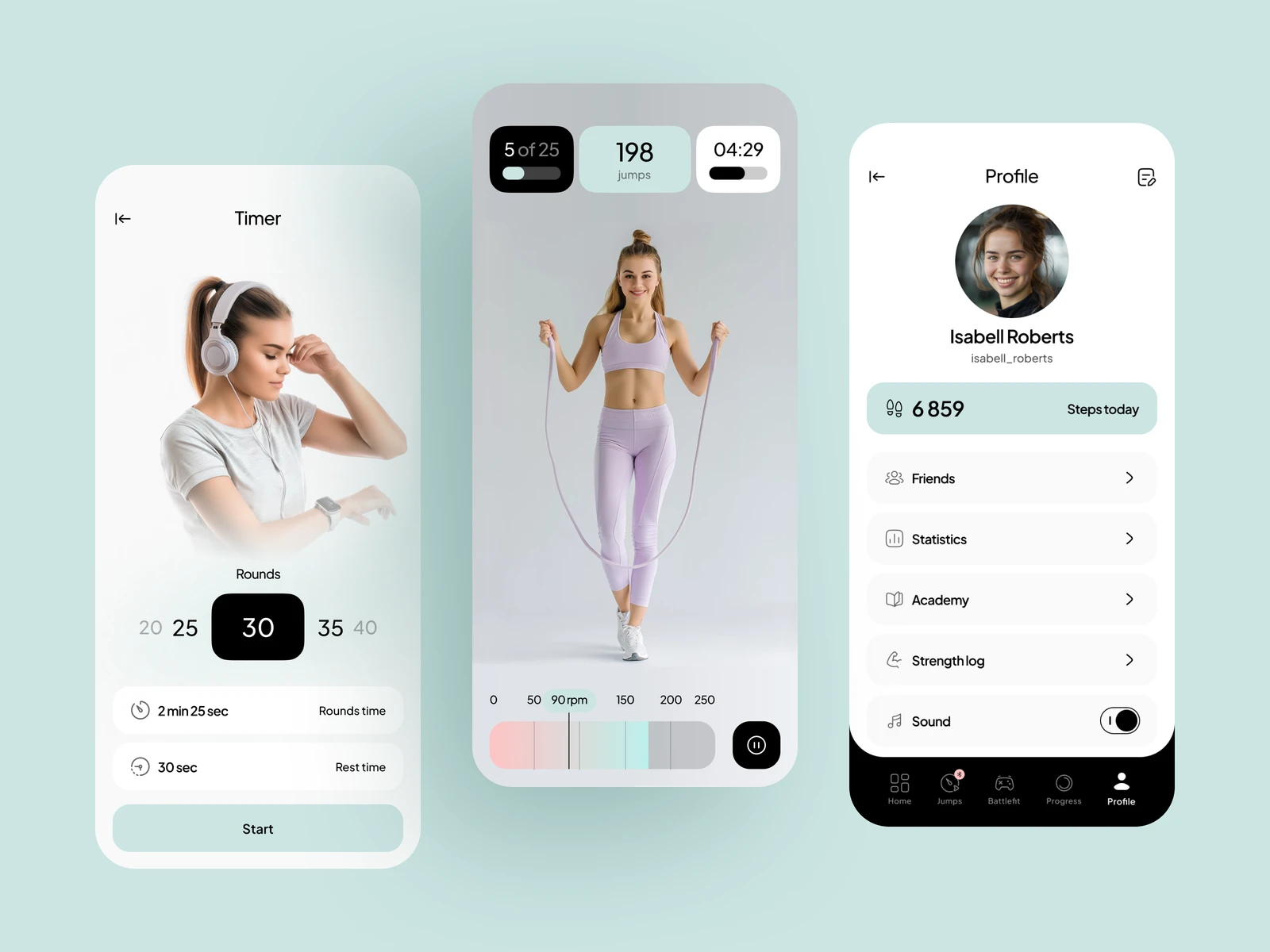Fitness App Design preview