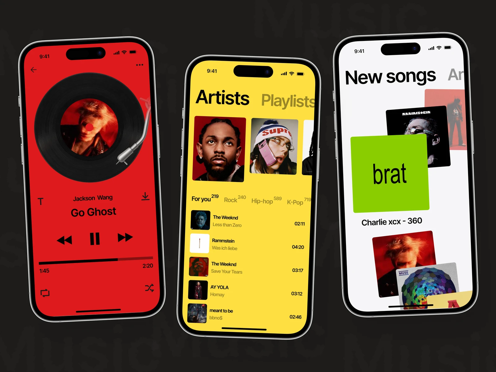 Music Streaming Mobile App preview