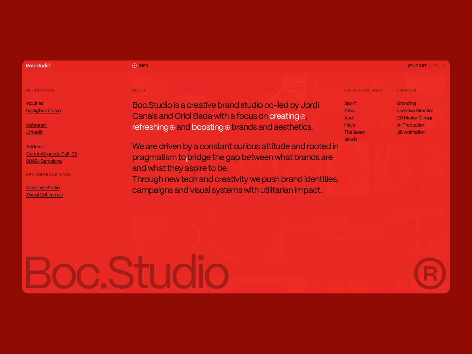 Boc.Studio preview